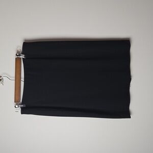 Anne Klein black below knee straight skirt
